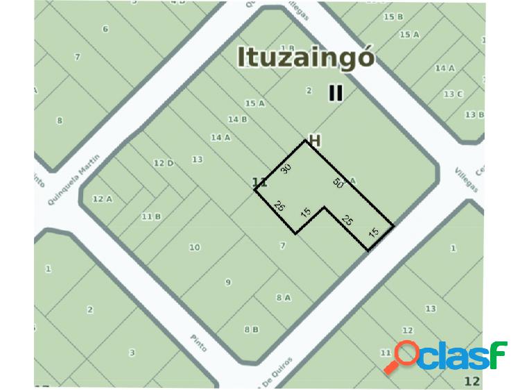 Terreno Quiros al 2100 - Ituzaingó Sur