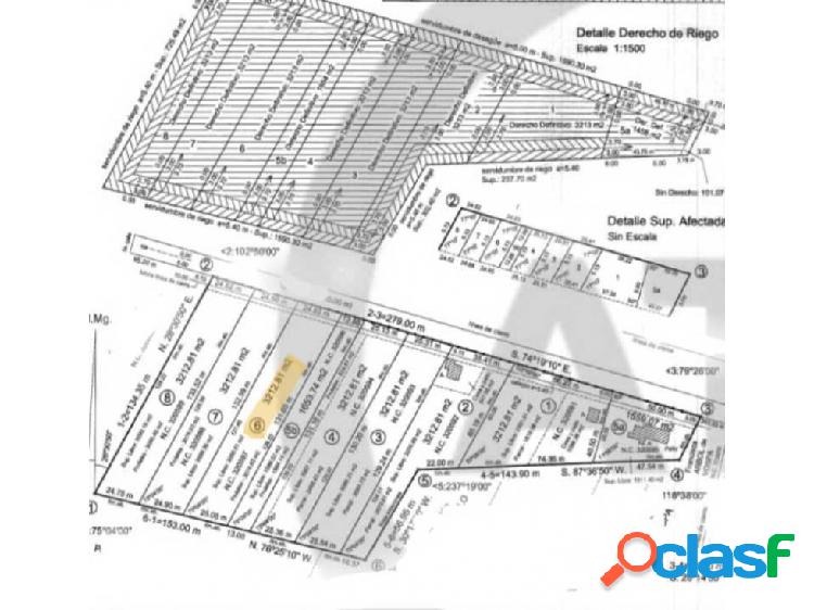 VENTA DE EXTENSO LOTE EN ALGARROBO GRANDE, JUNÍN-MZA.