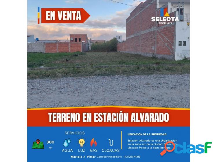 VENTA - TERRENO EN ESTACIÓN ALVARADO