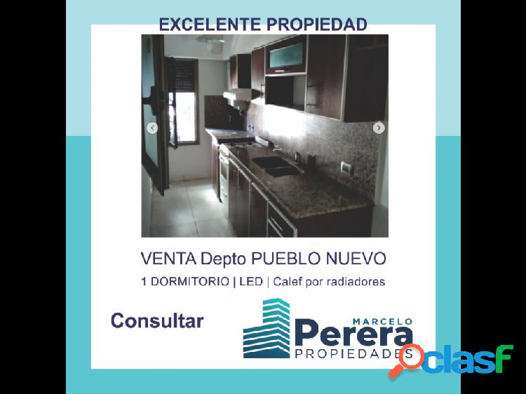 Venta | Depto | 1 dorm | 1er Piso | Pueblo Nuevo