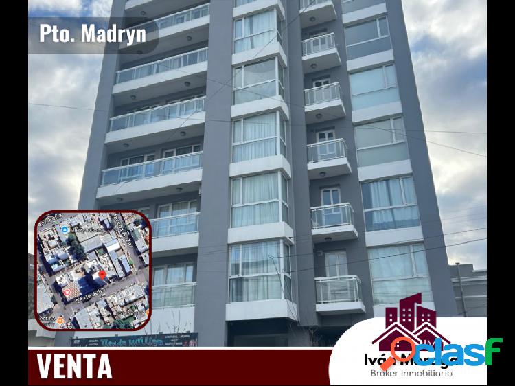 Departamento 3 amb/8vo piso C/Cochera Puerto Madryn Chubut