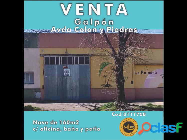 OPORTUNIDAD - Galpón sobre Av Colon y Piedras