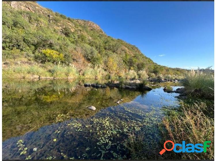 TERRENO CON BAJADA AL RIO LOS CHORRILLOS CARLOS PAZ