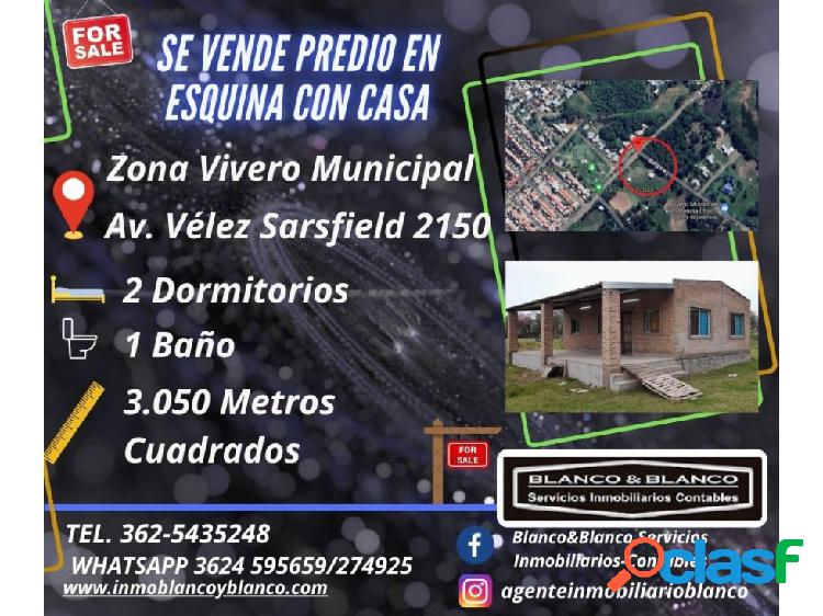 Terreno en venta en Av Vélez Sarsfield Resistencia