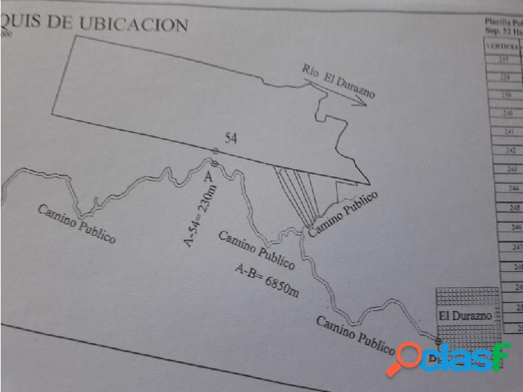 VENDO CAMPO 750 hectáreas en Santa Rosa de Calamuchita El