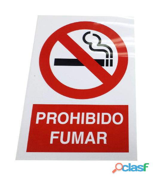 cartel prohibido estacionar