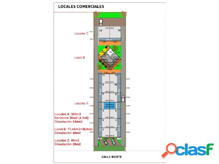Locales en Paseo de Compras - Pre venta- San Sebastián -