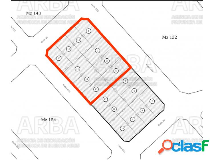 10 lotes en San Eduardo de Chapadmalal