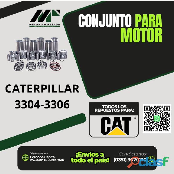 CONJUNTO DE MOTOR CATERPILLAR 3304 3306