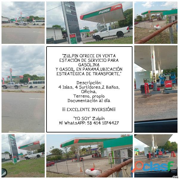 ESTACIÓN DE SERVICIO EN VENTA PANAMÁ